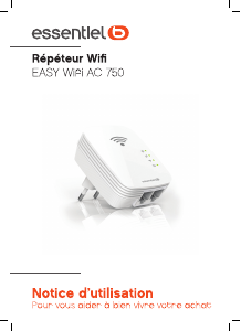 Mode d’emploi Essentiel B Easy WiFi AC 750 Répéteur