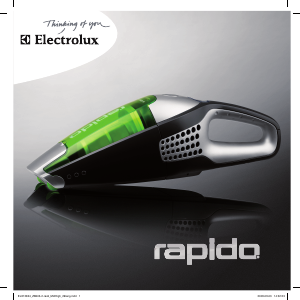Mode d’emploi Electrolux ZB4103 Rapido Aspirateur à main