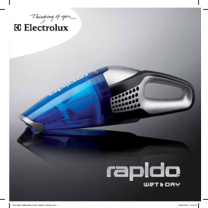 Посібник Electrolux ZB4104WD Rapido Портативний пилосос