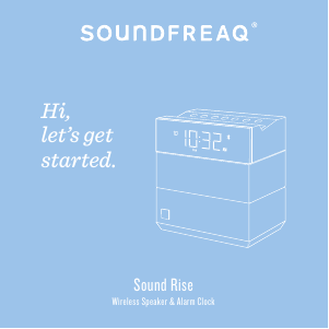 Bruksanvisning Soundfreaq Sound Rise Klockradio