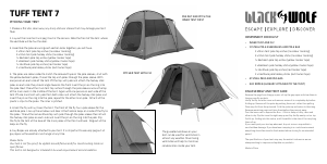 Handleiding BlackWolf Tuff 7 Tent