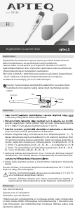Käyttöohje Apteq TK120 Kuumemittari