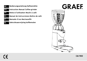 Manual de uso Graef CM 900 Molinillo de café