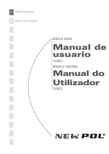 Manual New Pol 10JEMET5 Máquina de lavar roupa