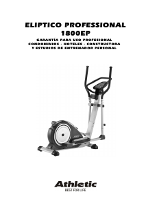 Handleiding Athletic Professional 1800EP Crosstrainer