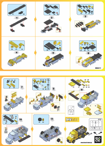 Handleiding Blocki set KB0211 MyCity Servicewagen