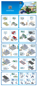 Handleiding Blocki set KB0212 MyCity Tankstation