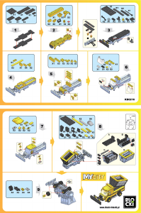 Handleiding Blocki set KB0216 MyCity Sneeuwschuiver