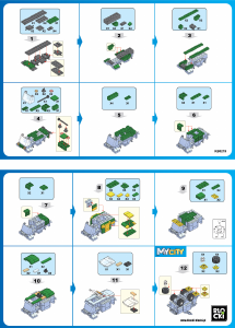 Handleiding Blocki set KB0219 MyCity Veegwagen