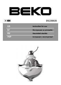 Bruksanvisning BEKO DS230020 Kyl-frys