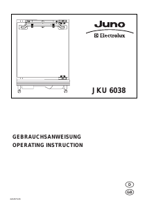 Bruksanvisning Juno-Electrolux JKU6038 Kylskåp