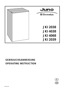 Bruksanvisning Juno-Electrolux JKI4038 Kylskåp