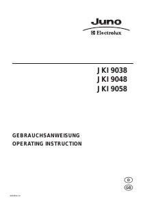 Handleiding Juno-Electrolux JKI9058 Koelkast