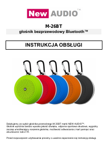 Instrukcja New Audio M-26BT Głośnik