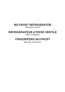 Mode d’emploi Bompani BO340NF Réfrigérateur combiné