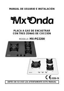 Handleiding MX Onda MX-PG2200N Kookplaat