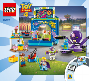 Mode d’emploi Lego set 10770 Toy Story 4 Le carnaval en folie de Buzz et Woody !