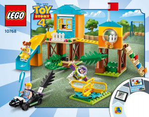 Handleiding Lego set 10768 Toy Story 4 Speeltuinavontuur van Buzz en Bo Peep