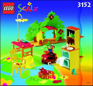 Handleiding Lego set 3152 Scala Speelkamer voor baby Thomas