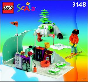 Manual Lego set 3148 Scala Carlas winter camp