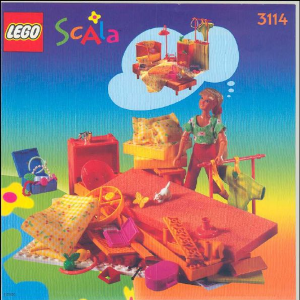 Bruksanvisning Lego set 3114 Scala Tonårsrum