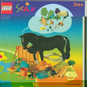 Handleiding Lego set 3144 Scala Paardenstal