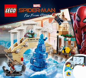 Käyttöohje Lego set 76129 Super Heroes Hydro-Manin hyökkäys
