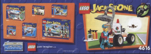 Handleiding Lego set 4616 Jack Stone Tankwagen