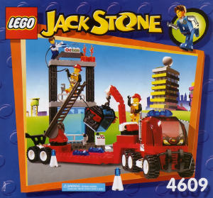 Manual Lego set 4609 Jack Stone Fire attack team