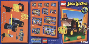 Manual Lego set 4603 Jack Stone ResQ wrecker