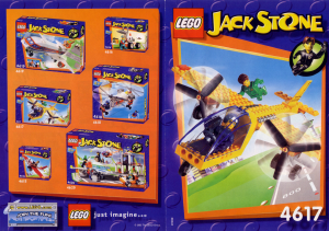 Handleiding Lego set 4617 Jack Stone Propellervliegtuig