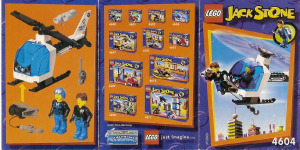 Manual Lego set 4604 Jack Stone Police copter