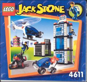Manual Lego set 4611 Jack Stone Police HQ