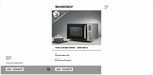 Bedienungsanleitung SilverCrest SMW 800 E1 Mikrowelle