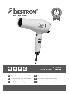 Mode d’emploi Bestron AHD2200R Sèche-cheveux