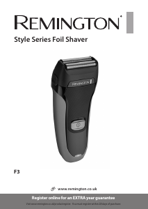 Manual Remington F3000 Shaver