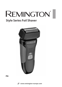 Manuale Remington F4000 Rasoio elettrico