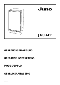 Handleiding Juno IGU4411 Vriezer