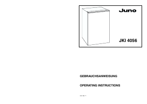 Manual Juno JKI4056 Refrigerator