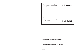 Manual Juno JKI2434 Refrigerator