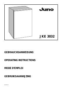 Handleiding Juno JKE3032 Koelkast