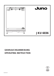 Manual Juno JKU6036 Refrigerator