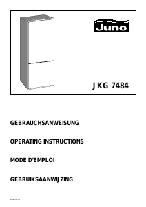 Handleiding Juno JKG7484 Koel-vries combinatie