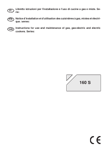Mode d’emploi Bompani BO683SC/N Cuisinière