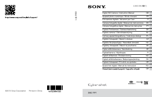Használati útmutató Sony Cyber-shot DSC-TF1 Digitális fényképezőgép