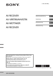 Bruksanvisning Sony XAV-AX1005DB Bilradio