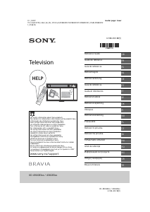 Manuale Sony Bravia KD-49XG8399 LCD televisore