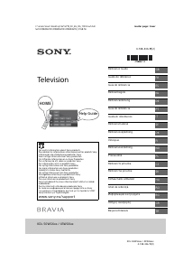 Handleiding Sony Bravia KDL-43WG665 LCD televisie