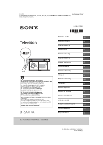 Kullanım kılavuzu Sony Bravia KD-75XG9505 LCD televizyon