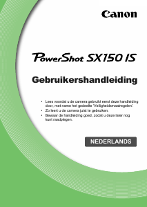 Handleiding Canon PowerShot SX150 IS Digitale camera